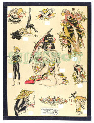 velvet touch tattooing shaw boys vintage pinups sailor travel exotic
