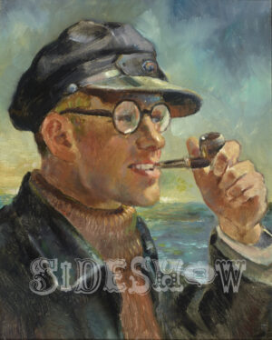 Seafaring man with pipe