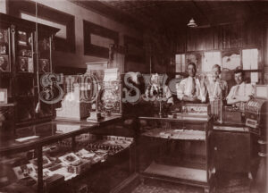 cigar shop saloon vintage photo