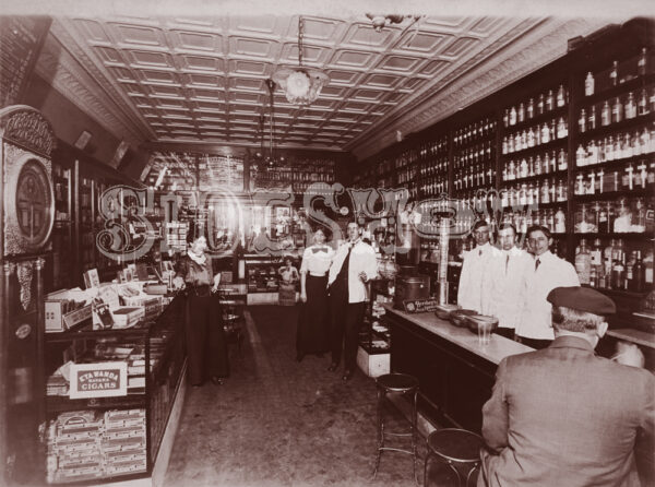 cigars and jars apothecary vintage saloon photo