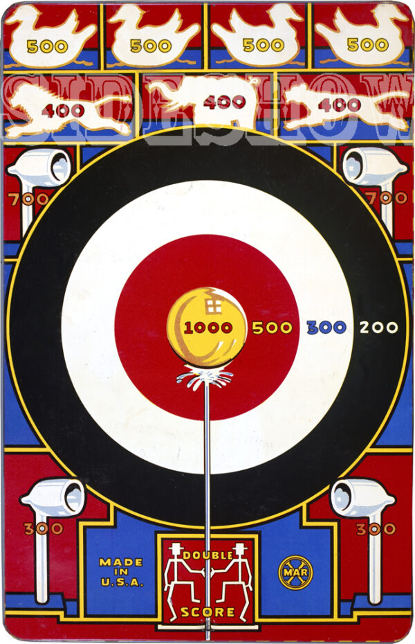 water shoot vintage target dart board game